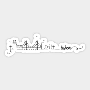 Lisbon City Signature Sticker